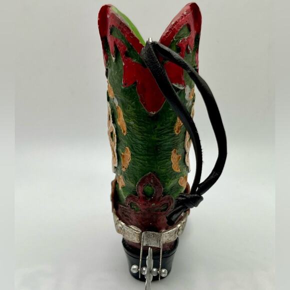 Colorful cowboy Christmas ornament - Picture 2 of 6